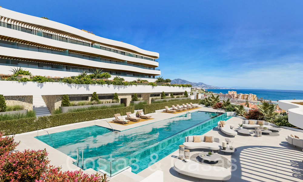 Nieuwe, geavanceerd luxe appartementen te koop met panoramisch zeezicht in Mijas, Costa del Sol 65544
