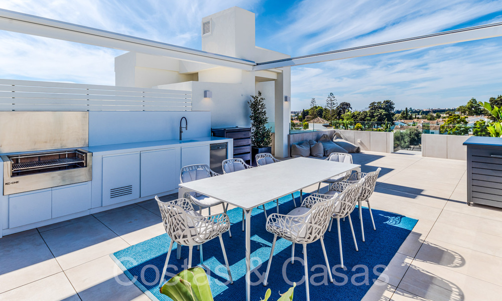 Ultra luxueus penthouse met eigen zwembad te koop in het centrum van Marbella’s Golden Mile 66152