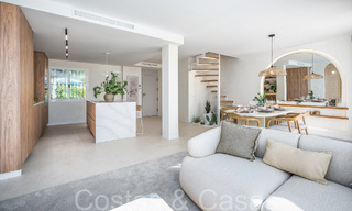 Instapklaar, eigentijds duplex penthouse te koop in een gated community in La Quinta te Benahavis, Marbella 66839 