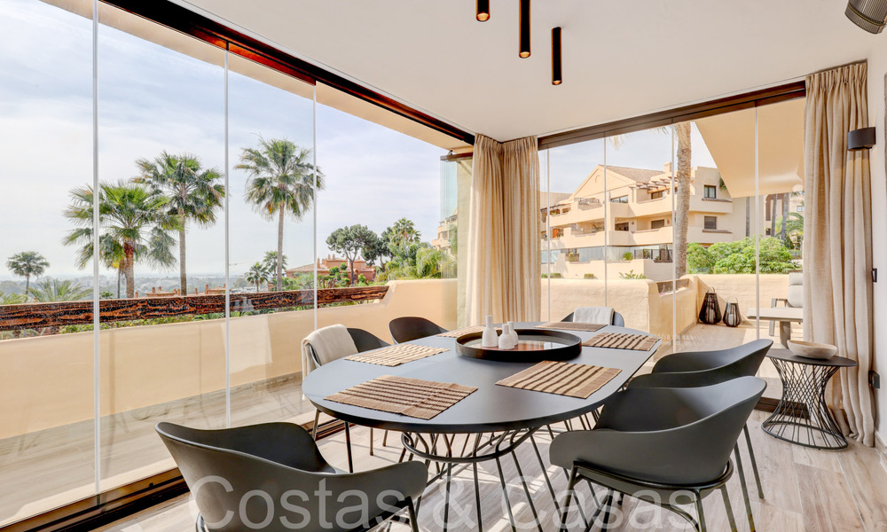 Instapklaar, luxe appartement volledig gerenoveerd met panoramisch uitzicht op de Middellandse Zee te koop in Marbella - Benahavis 67188