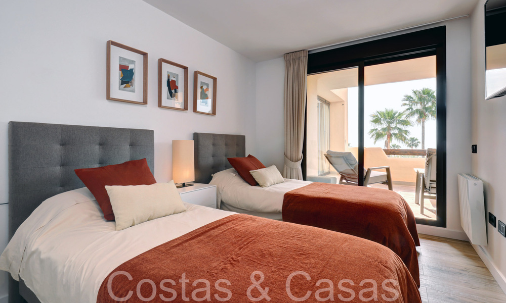 Instapklaar, luxe appartement volledig gerenoveerd met panoramisch uitzicht op de Middellandse Zee te koop in Marbella - Benahavis 67209