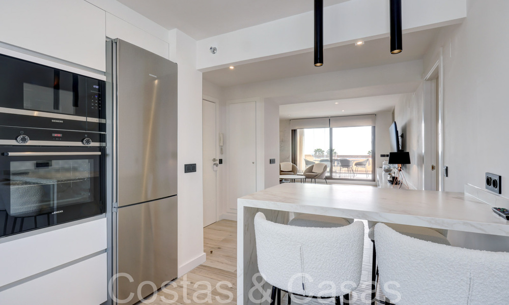 Instapklaar, luxe appartement volledig gerenoveerd met panoramisch uitzicht op de Middellandse Zee te koop in Marbella - Benahavis 67215
