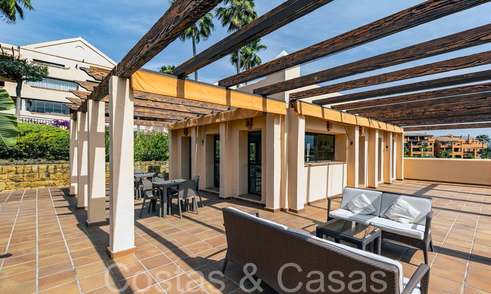 Instapklaar, luxe appartement volledig gerenoveerd met panoramisch uitzicht op de Middellandse Zee te koop in Marbella - Benahavis 67228