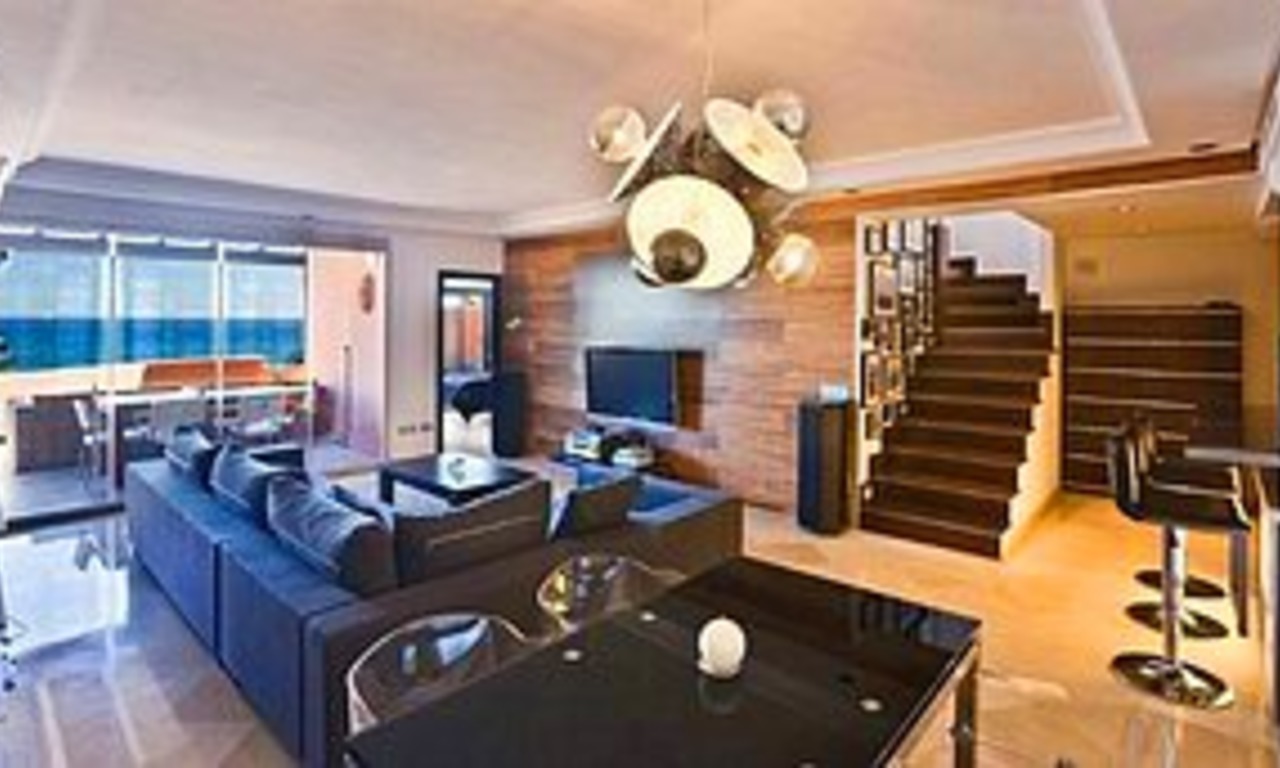 Estepona for sale: Frontline beach Penthouse appartement te koop, New Golden Mile, Marbella - Estepona 13