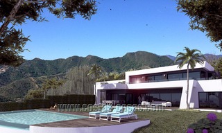 Moderne nieuwbouwvilla te koop in Marbella met panoramisch zeezicht 4455 