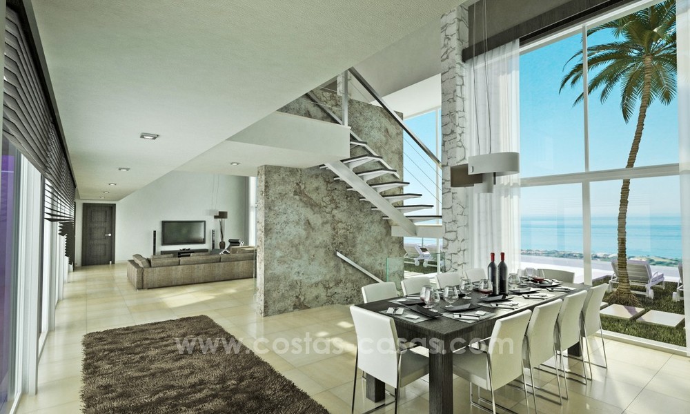 Moderne nieuwbouwvilla te koop in Marbella met panoramisch zeezicht 4457