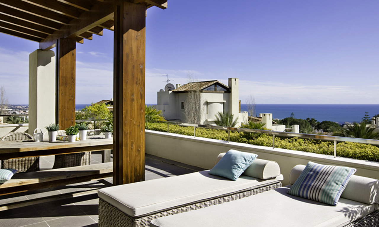Luxueus modern penthouse appartement te koop, Golden Mile, Marbella 0