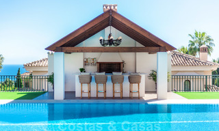 Luxe villa te koop met open zeezicht in Sierra Blanca, Marbella 22216 