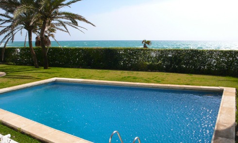 Beachfront, eerstelijnstrand appartement te koop, Golden Mile Gouden Mijl, Marbella - Puerto Banus 