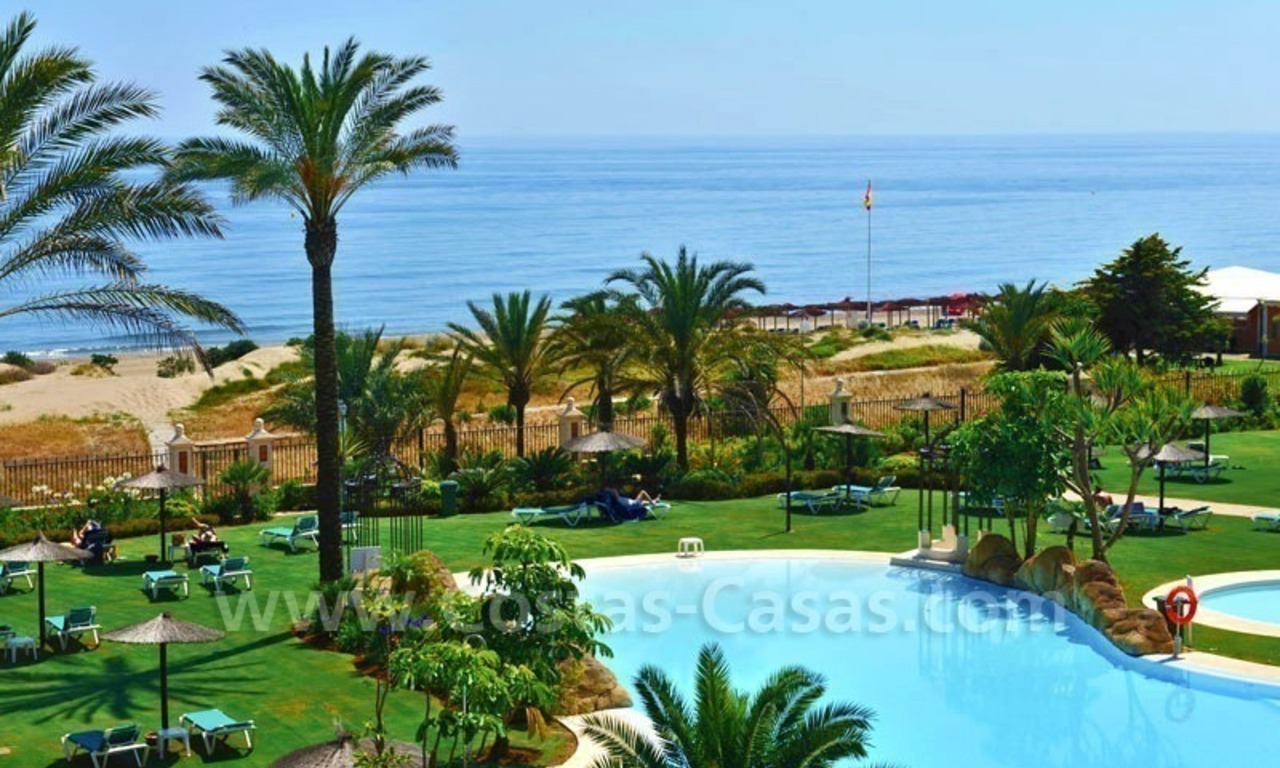 Los Monteros Playa - Marbella: Exclusief Beachfront penthouse appartement te koop 1