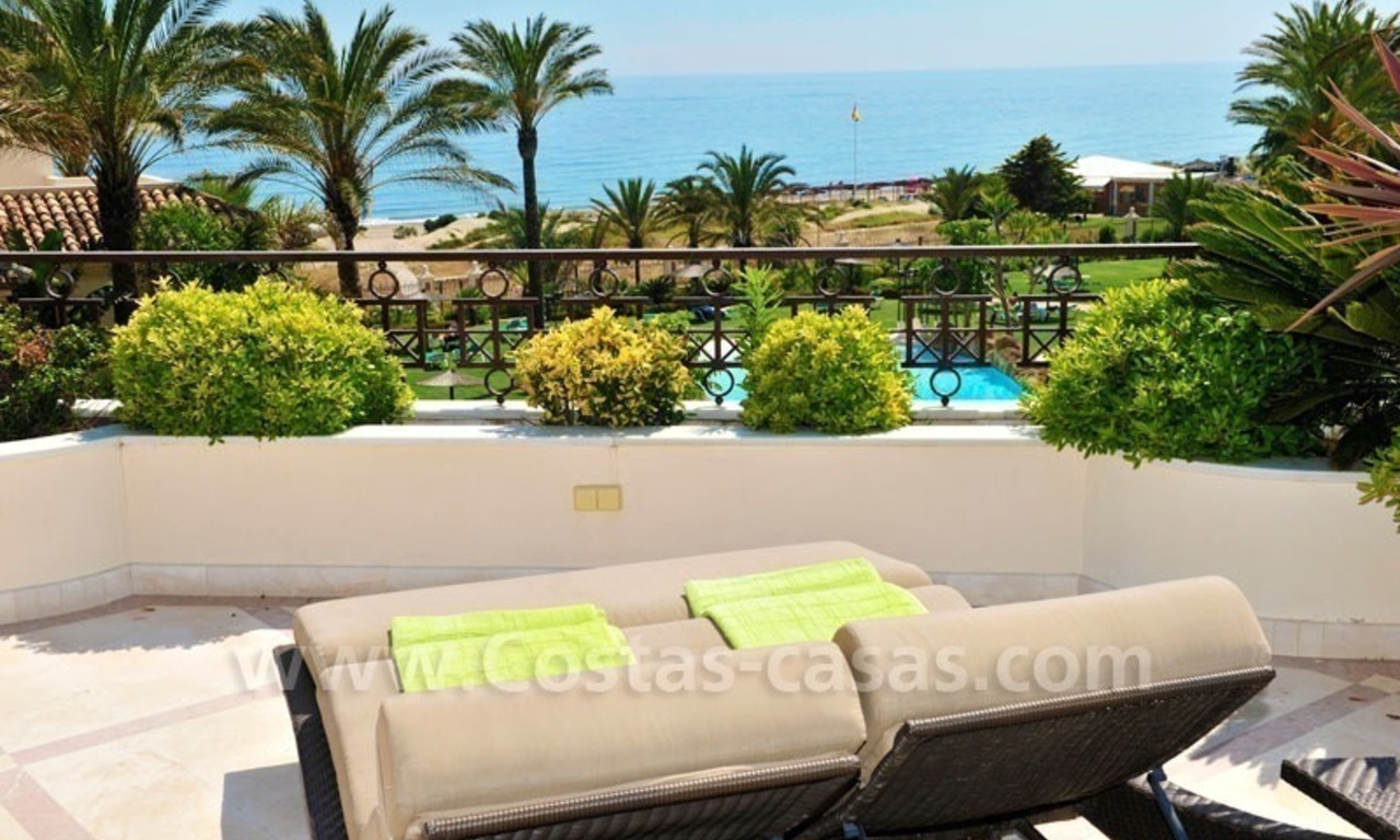 Los Monteros Playa - Marbella: Exclusief Beachfront penthouse appartement te koop 3