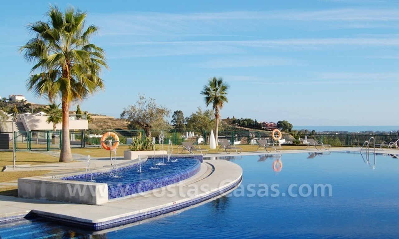 Moderne luxe golf appartementen te koop met zeezicht in het gebied van Marbella - Benahavis 4