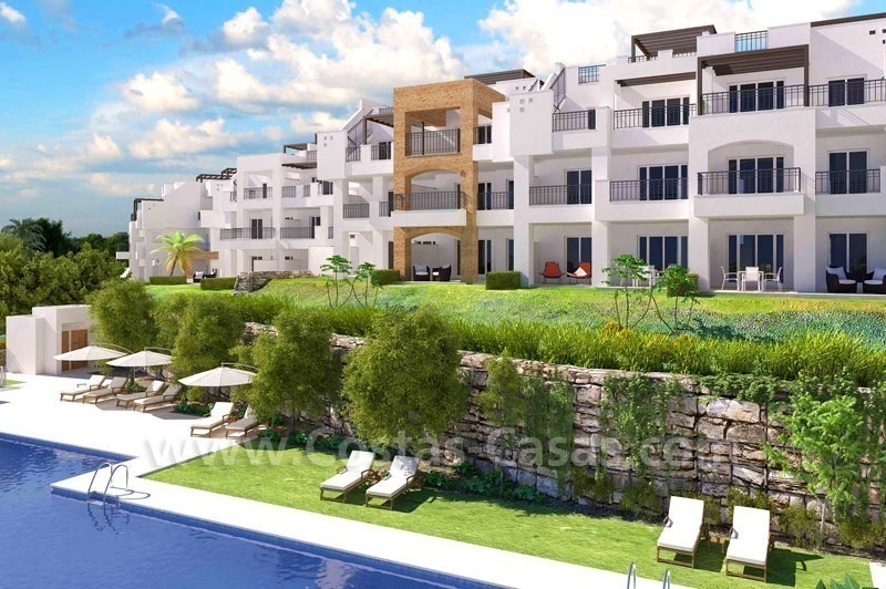 Instapklare Golf appartementen en penthouses te koop, Marbella - Benahavis, met golf en zeezicht