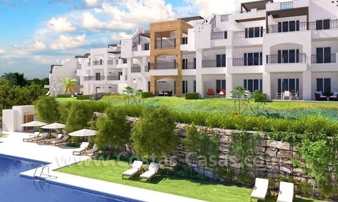 Instapklare Golf appartementen en penthouses te koop, Marbella - Benahavis, met golf en zeezicht 