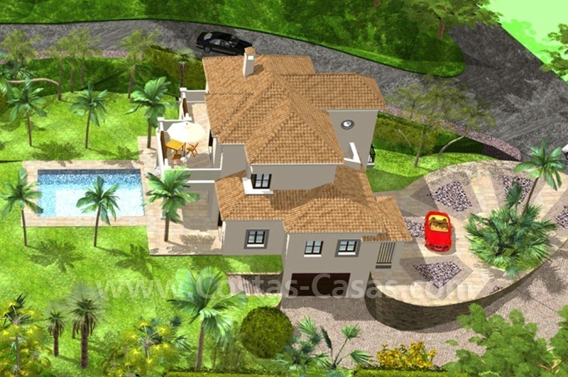 Af te bouwen villa te koop in Marbella