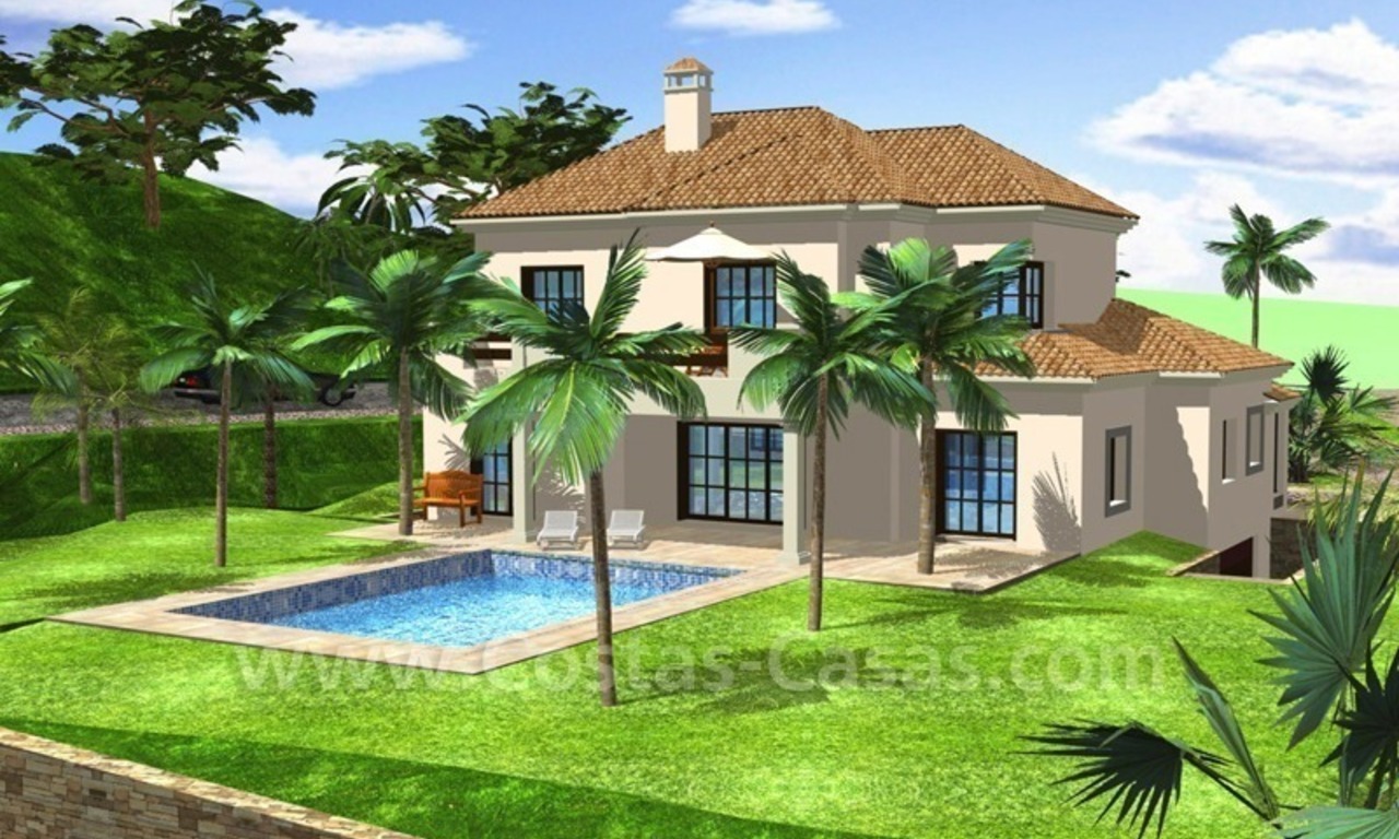 Af te bouwen villa te koop in Marbella 1