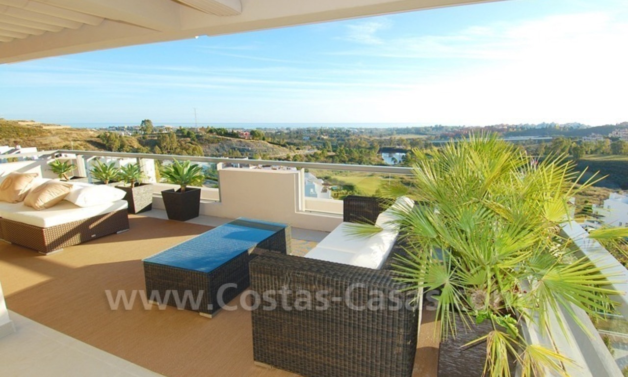 Nieuw luxe penthouse vakantie appartement in moderne stijl te huur, Marbella - Costa del Sol 10