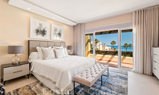 Luxe penthouses en appartementen te koop, eerstelijnsstrand complex, New Golden Mile, Marbella - Estepona 795156 