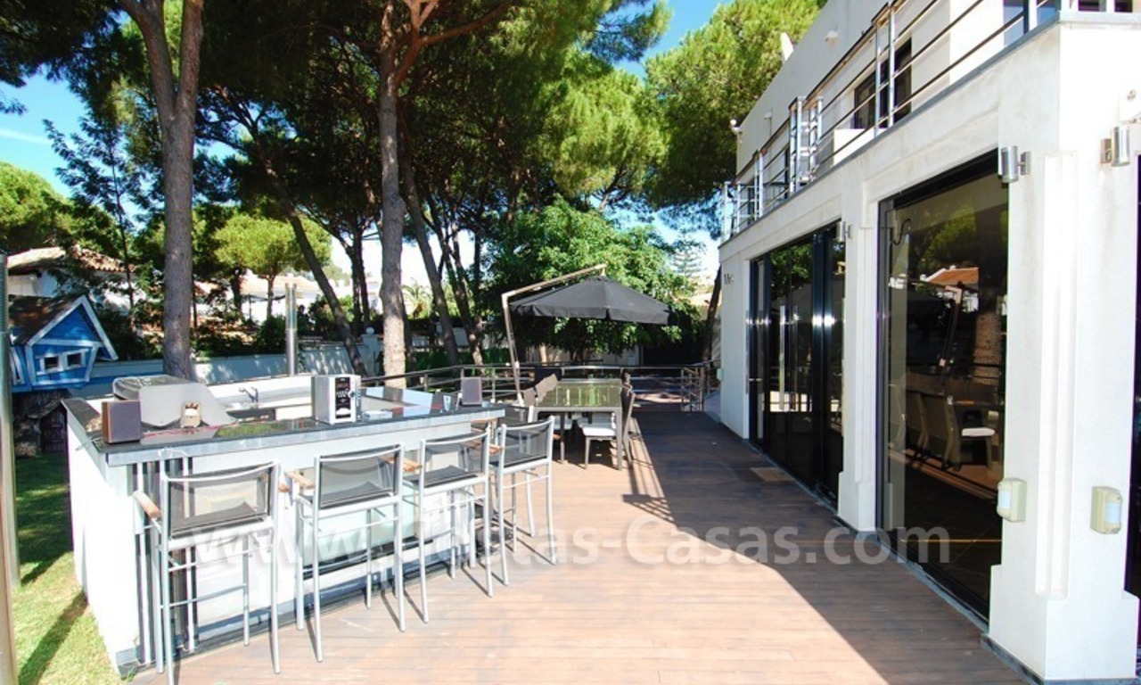 Moderne villa te huur voor vakanties direct aan de duinen gelegen in Marbella 2