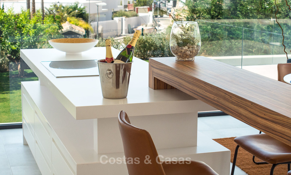 Nieuwe moderne luxe design villa´s te koop, Marbella - Benahavis, instapklaar, met golf- en zeezicht 7067