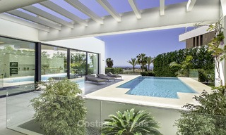 Nieuwe moderne luxe design villa´s te koop, Marbella - Benahavis, instapklaar, met golf- en zeezicht 13538 
