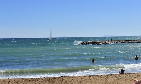 Puerto Banus bij valavond 