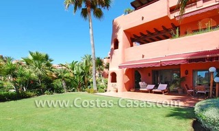 Luxe eerstelijnsstrand tuin appartement te koop in een exclusief strand complex op de New Golden Mile tussen Marbella en Estepona centrum 4