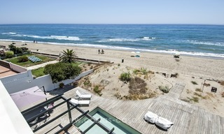 Moderne eerstelijns strand villa te koop in Marbella met schitterend zeezicht 1219 