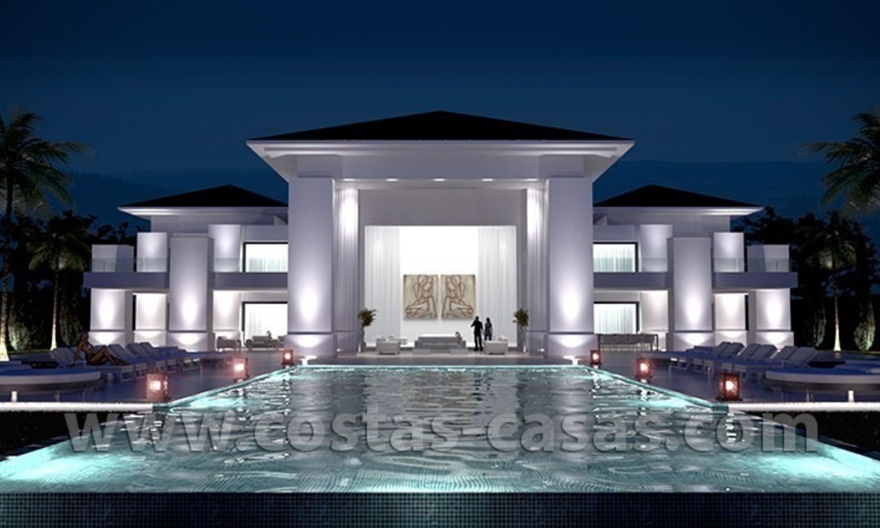 Exclusieve nieuwe moderne villa te koop in Marbella 0
