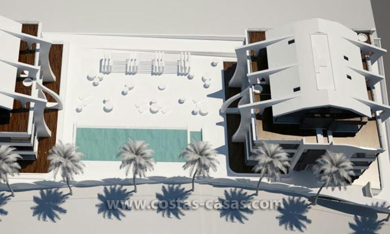 Moderne nieuwbouw design appartementen te koop vlakbij het strand in Marbella 3