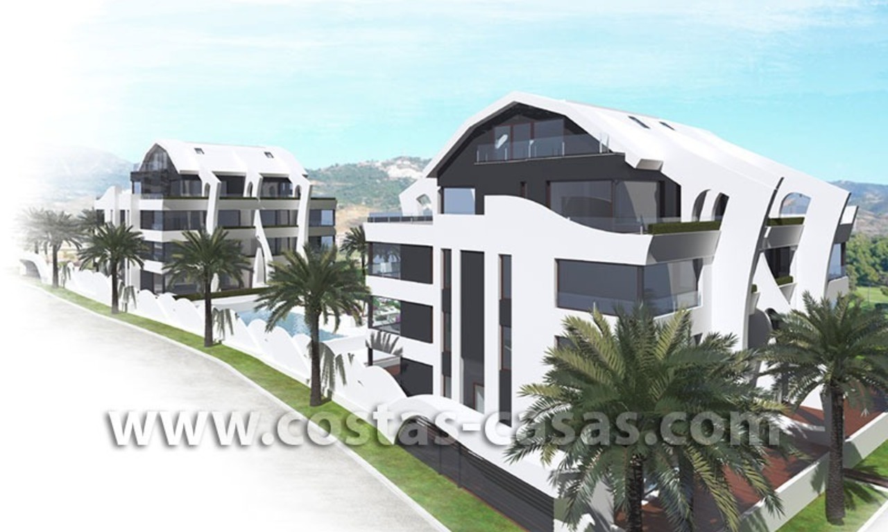 Moderne nieuwbouw design appartementen te koop vlakbij het strand in Marbella 9