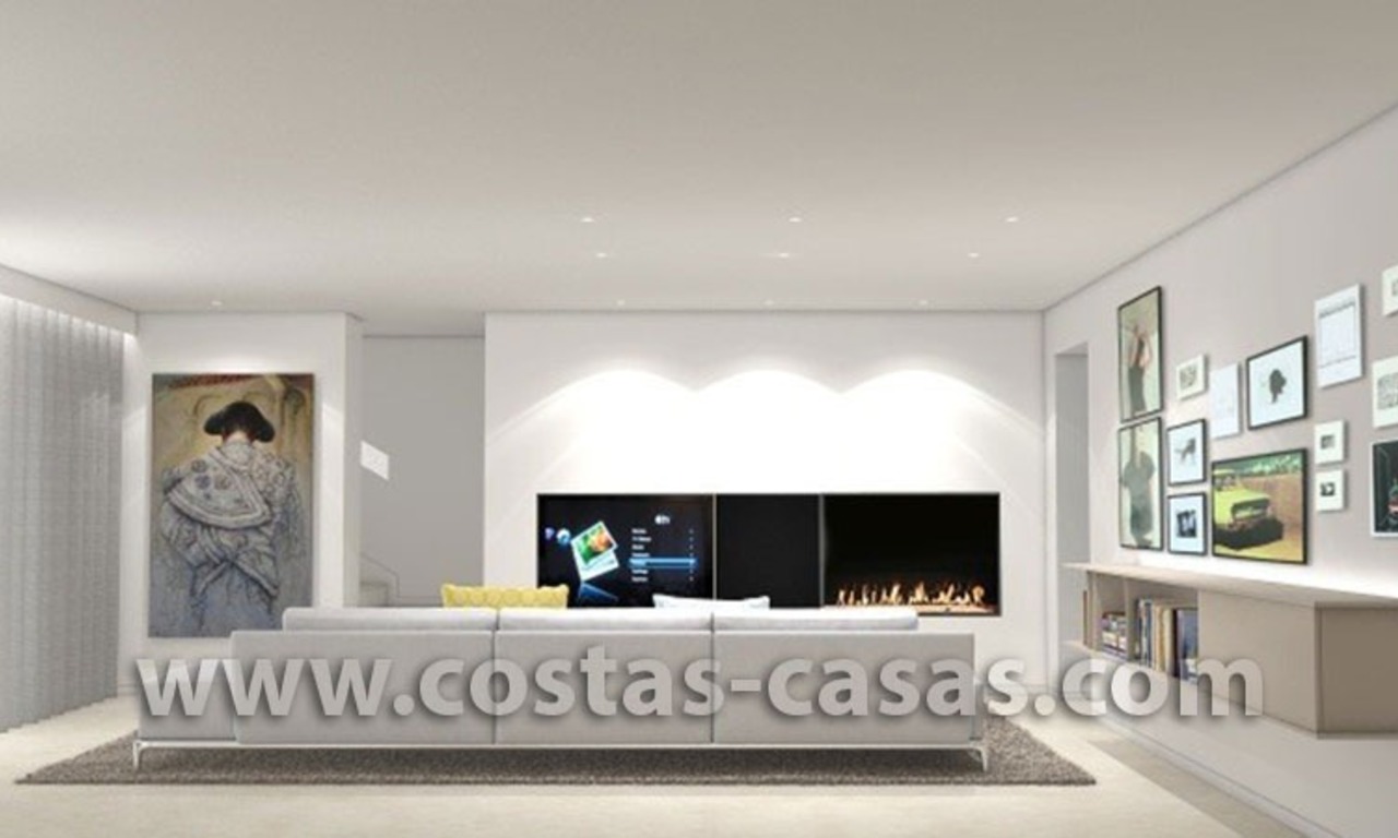 Niewe moderne luxe villa te koop vlakbij het strand in Marbella 2