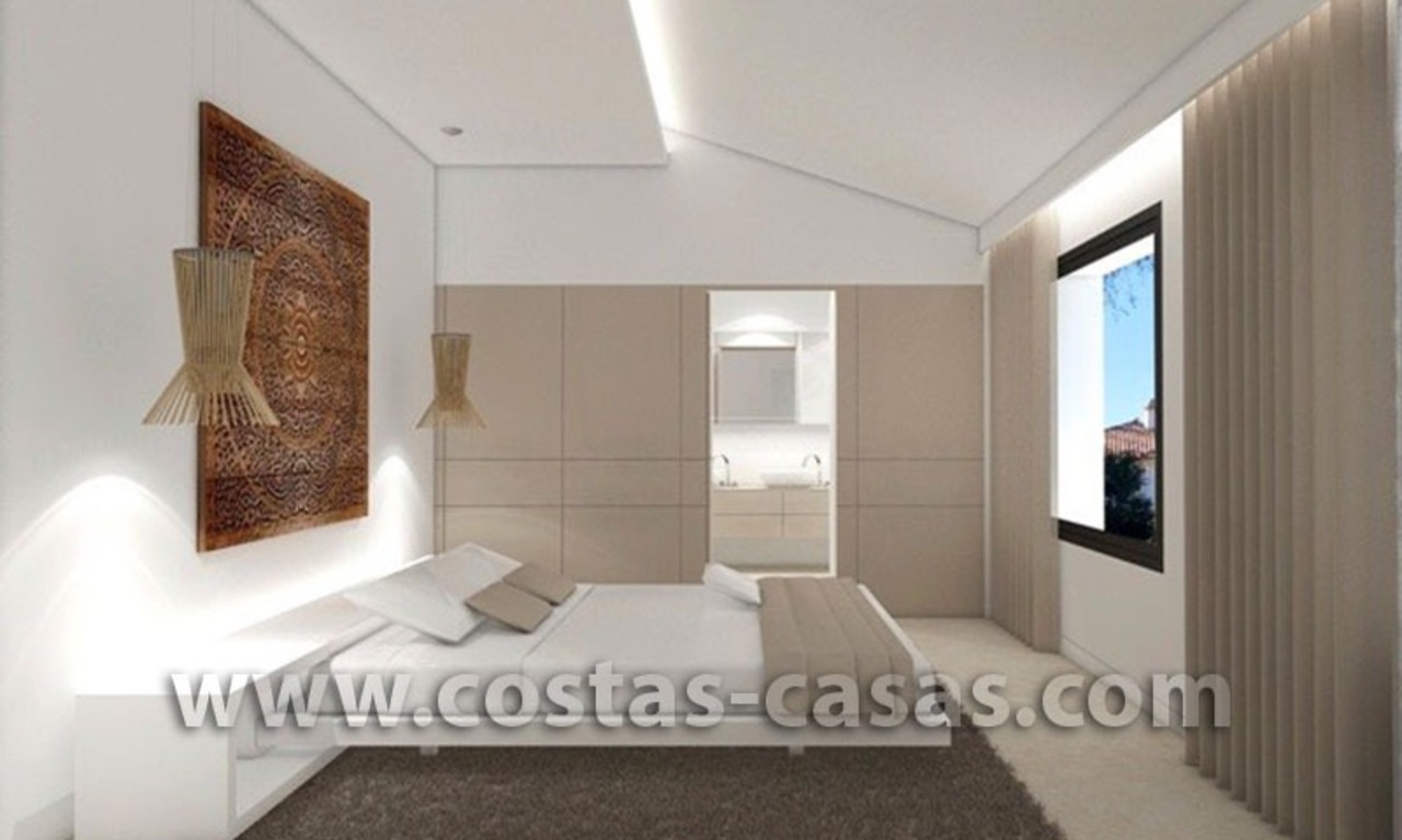Niewe moderne luxe villa te koop vlakbij het strand in Marbella 6