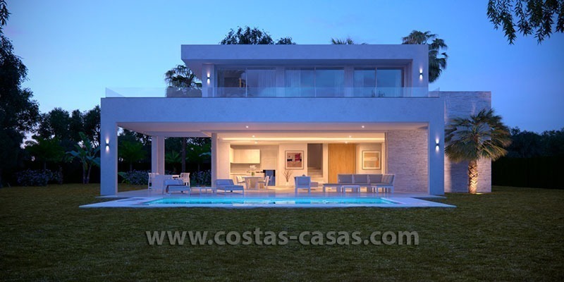 Fonkelnieuwe moderne villa te koop aan de oostkant van Marbella