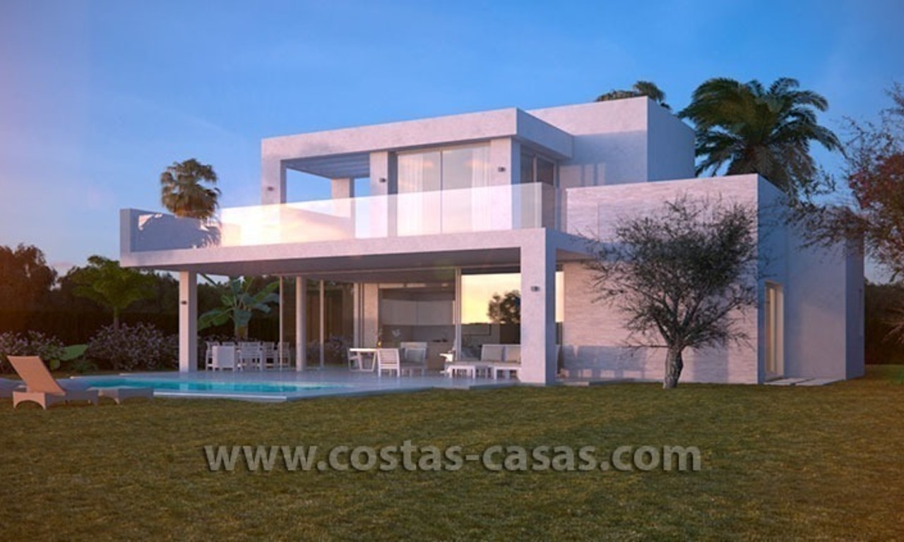 Fonkelnieuwe moderne villa te koop aan de oostkant van Marbella 1