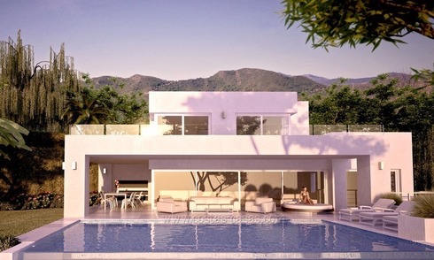 Te koop: Budgetvriendelijke en strak modern ontworpen nieuwe villa in Marbella 