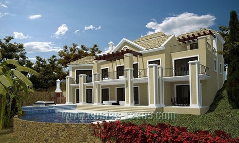 Te koop: Moderne nieuwbouwvilla in Andalusische stijl te Marbella 