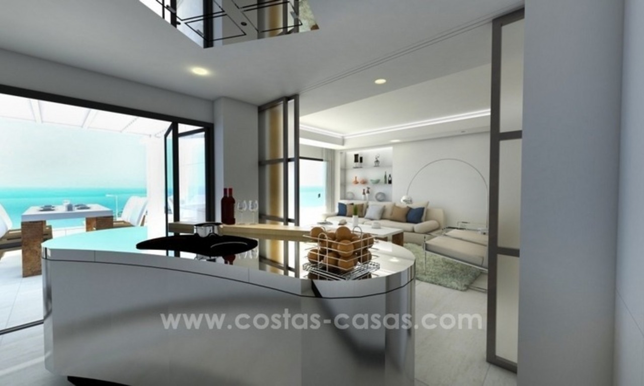 Estepona te koop: Nieuwe moderne luxe appartementen, eerstelijnstrand en loopafstand van het centrum 6