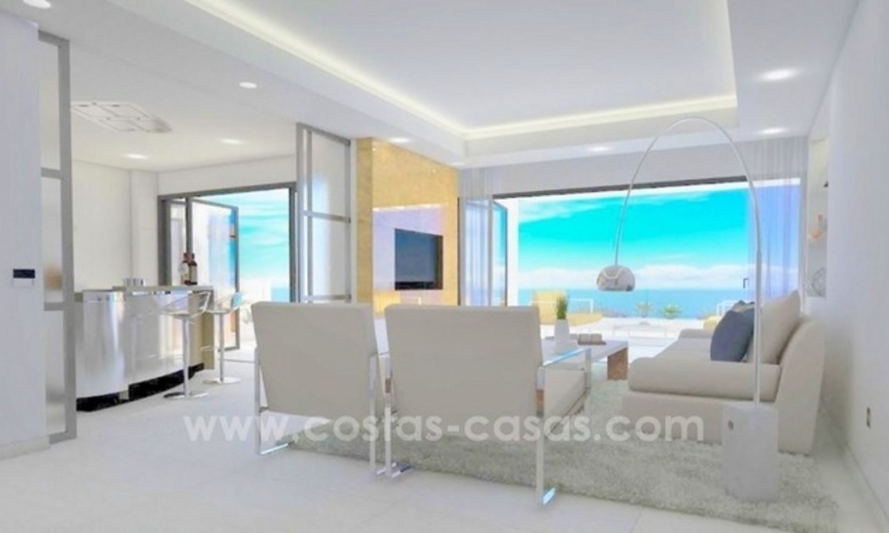Estepona te koop: Nieuwe moderne luxe appartementen, eerstelijnstrand en loopafstand van het centrum 4