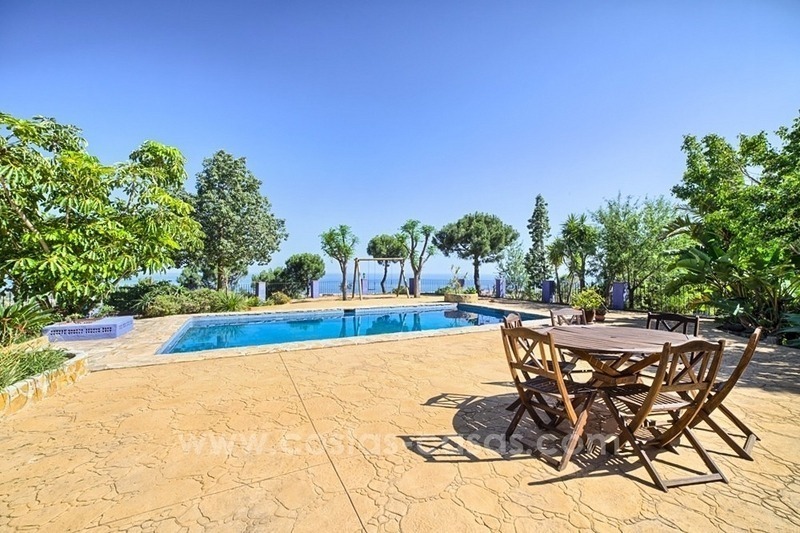 Finca – Villa te koop in Estepona, met panoramisch zeezicht
