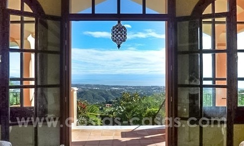 Villa te koop met zeezicht in La Zagaleta, Benahavis – Marbella 