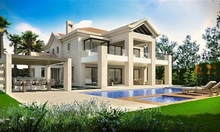 Nieuwe hedendaagse moderne villa te koop, Marbella Club, Golden Mile 1