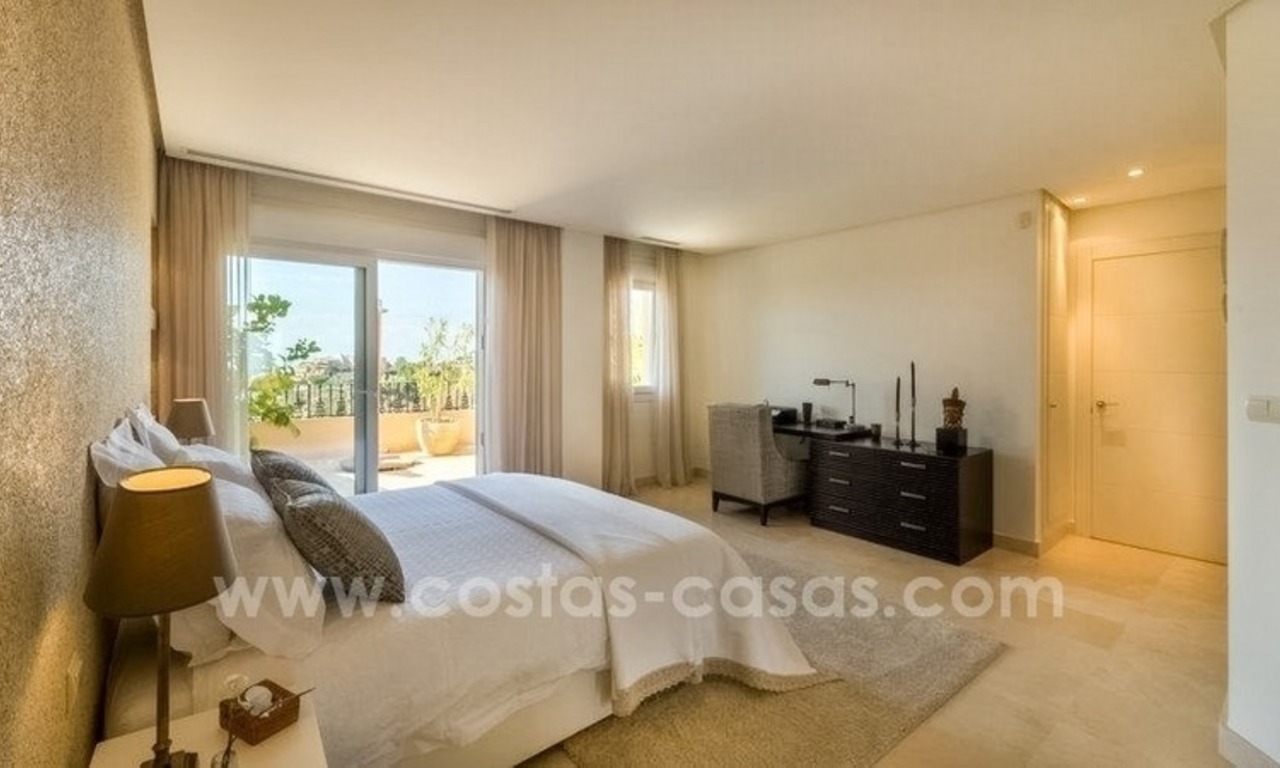 Modern luxe penthouse appartement te koop in Marbella – Nueva Andalucia 12