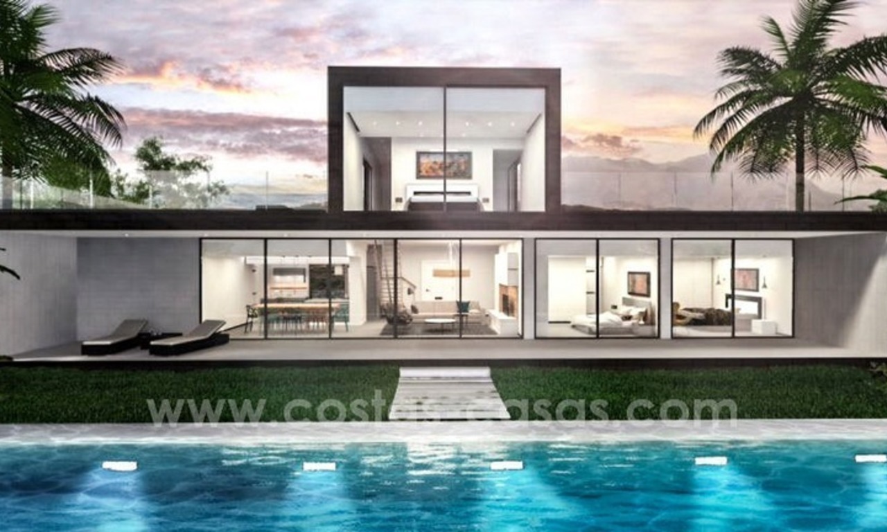 Nieuwe moderne villas te koop aan de Costa del Sol, tussen Estepona en Casares 4