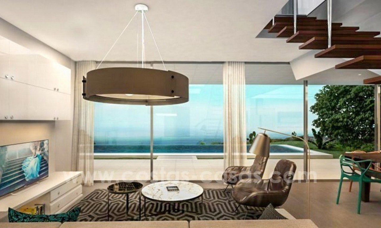 Nieuwe moderne villas te koop aan de Costa del Sol, tussen Estepona en Casares 6