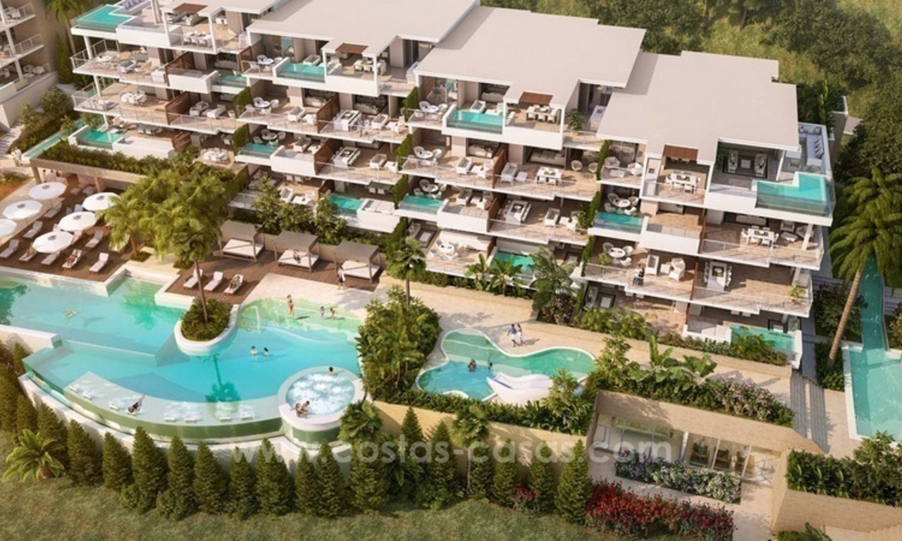 Te koop in Mijas, Costa del Sol: Nieuwe luxe moderne villa´s in een resort 4