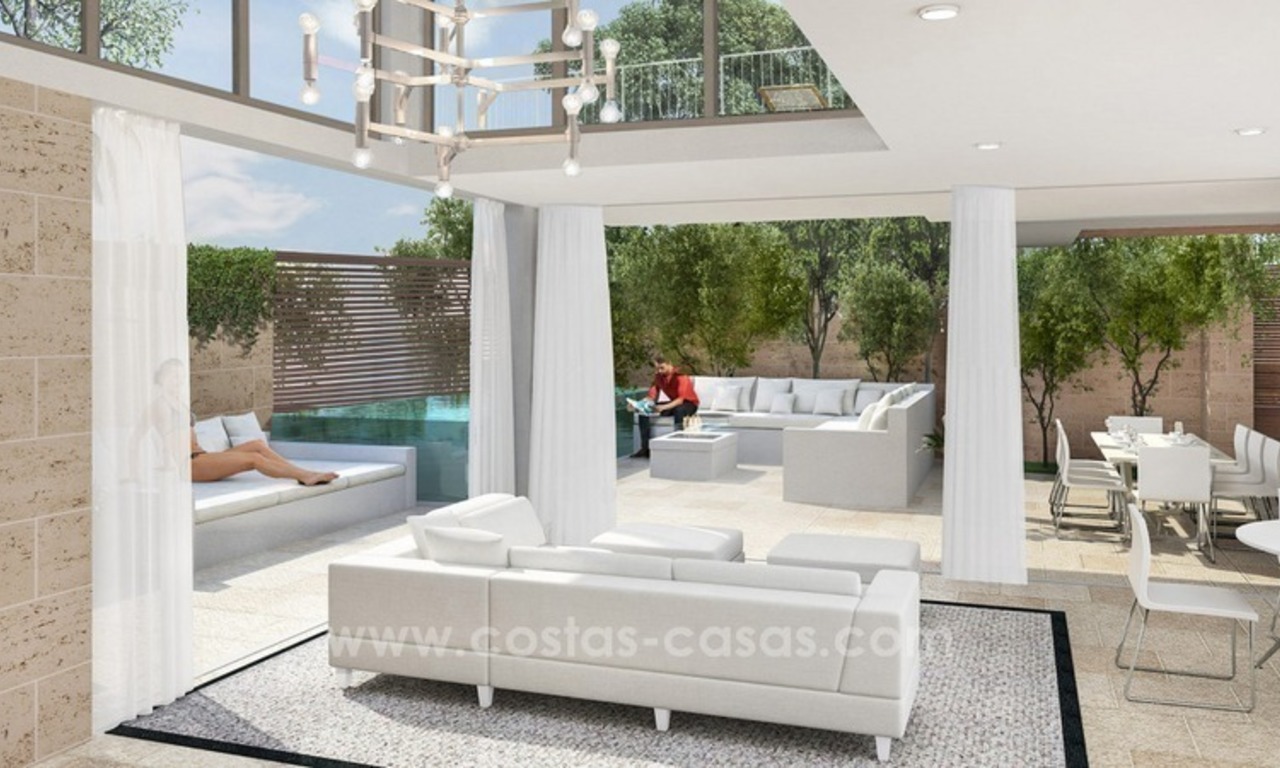 Te koop in Mijas, Costa del Sol: Nieuwe luxe moderne villa´s in een resort 1