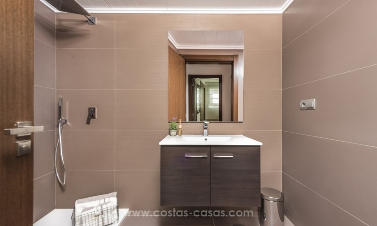 Moderne nieuwe luxe appartementen te koop in een golf resort in Mijas aan de Costa del Sol 23