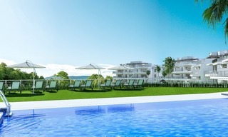 Moderne nieuwe luxe appartementen te koop in een golf resort in Mijas aan de Costa del Sol 3