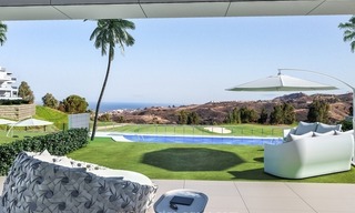 Moderne nieuwe luxe appartementen te koop in een golf resort in Mijas aan de Costa del Sol 2